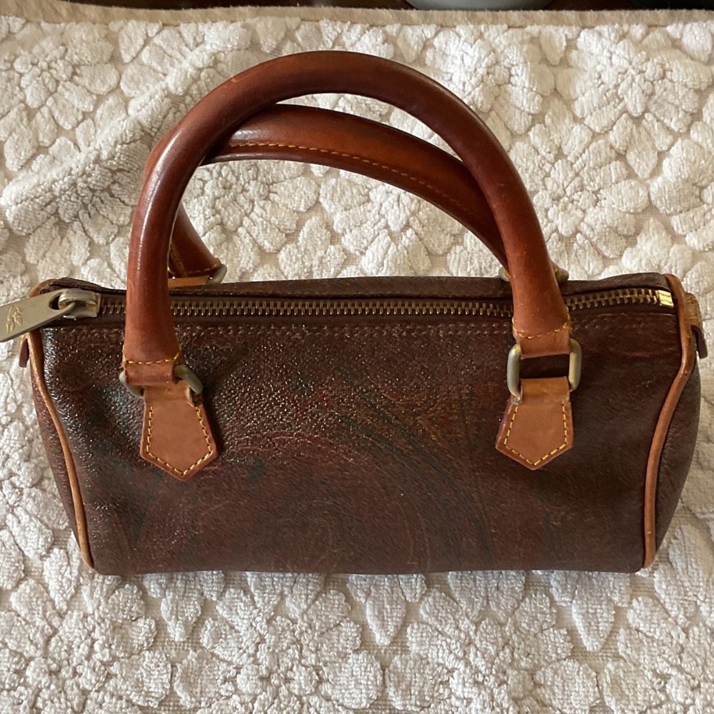 Etro Mini Paisley Barrel bag